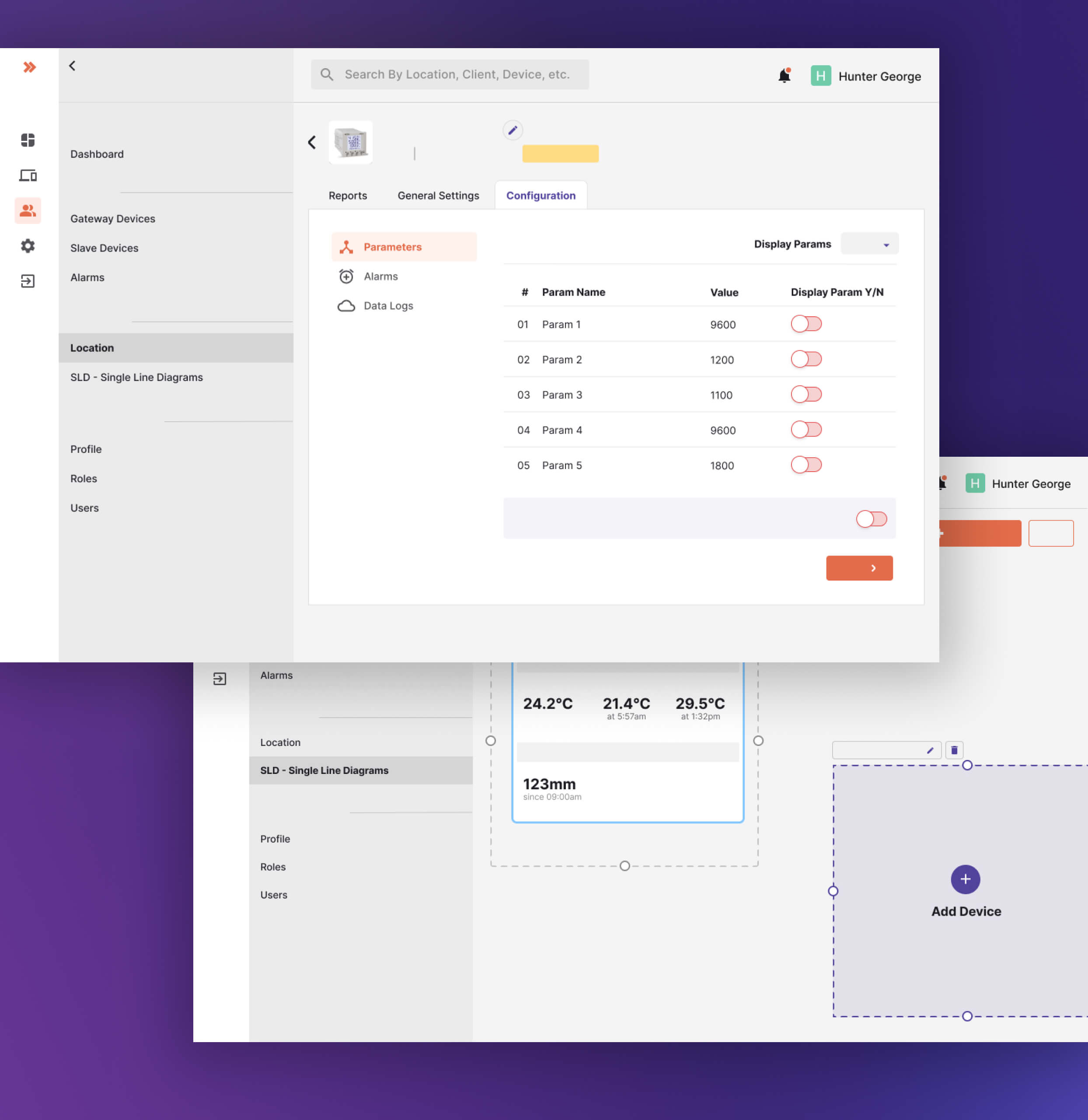 UX / Ui for an IOT platform by Bokaap design studio