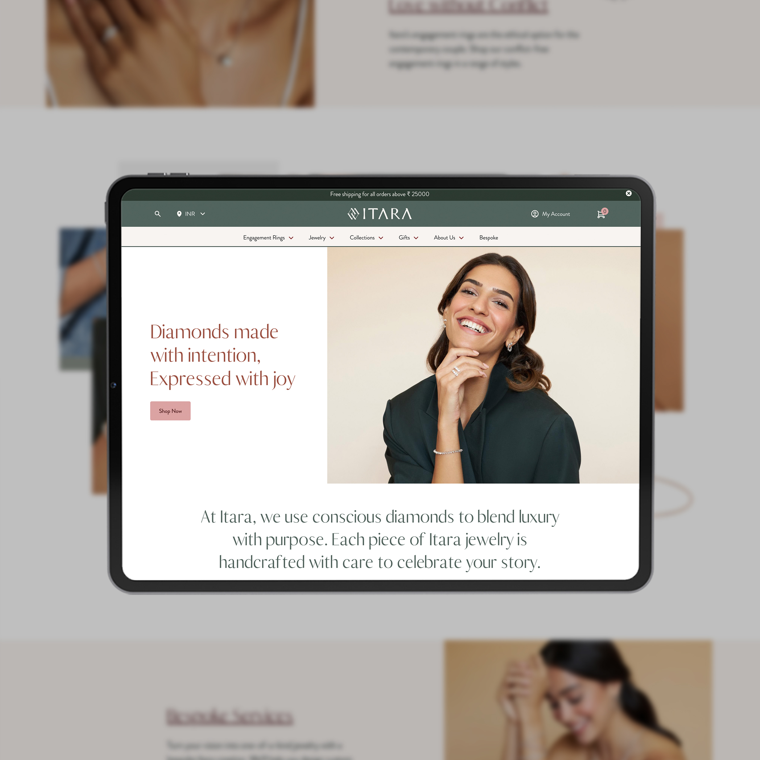 Itara Ecommerce website